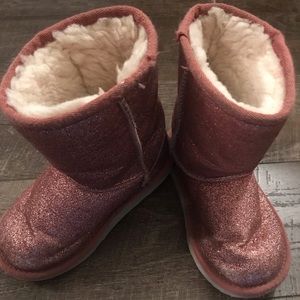 Pink sparkle Toddler UGG boots
